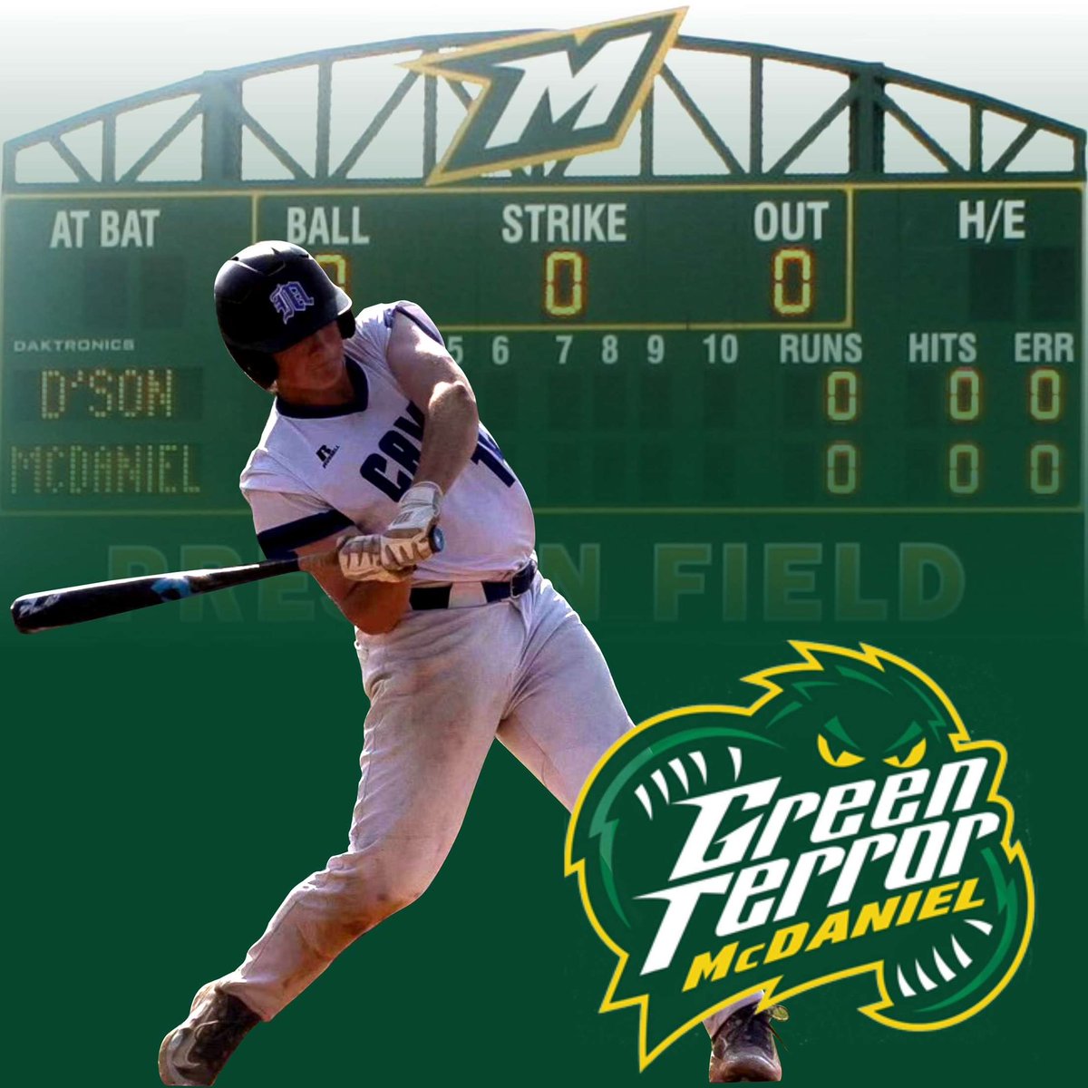 Committed!💚💛 Excited to continue on the next chapter of my life with McDaniel College! #rollterror