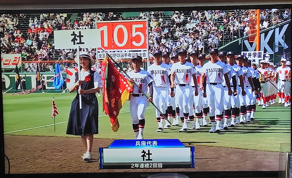 今日は甲子園も少し暑さマシかな？

高校球児さん達、体調には気をつけて頑張ってください＼(*⌒0⌒)