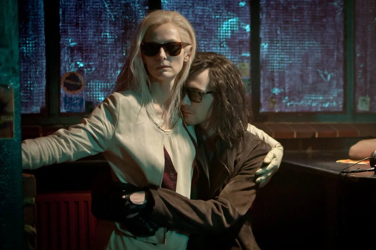 isaacfeldberg's tweet photo. ONLY LOVERS LEFT ALIVE is streaming on Hulu. Jim Jarmusch's entrancing eternal romance, with Tilda Swinton and Tom Hiddleston as vampires left to luxuriate in fine art, high style, and immortal malaise. Painfully cool, intensely gorgeous, decadent and droll, modern and timeless. https://t.co/ZsOHwJZFVr