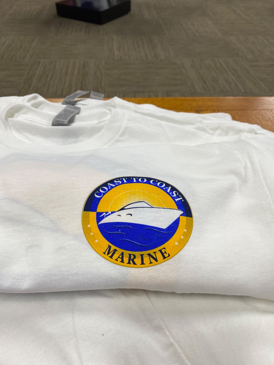 MagicMonograms's tweet image. You wanna talk about a logo that POPS! Thanks to our friends at Coast to Coast Marine for continuing to allow us to work on their designs! 
.
.
#repeatbusiness #repeatfriends #LogoUp #Screenprinting #ScreenPrintShop #screenprint