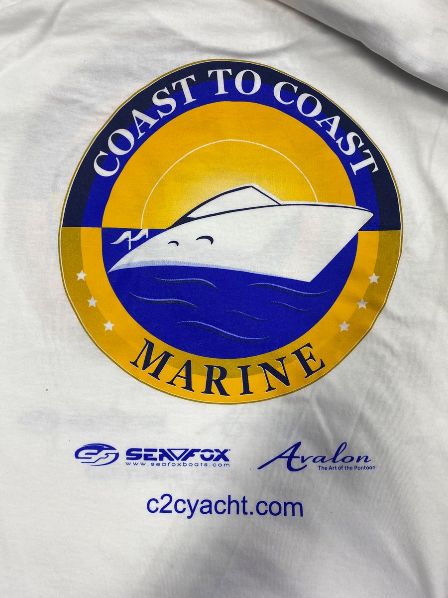 MagicMonograms's tweet image. You wanna talk about a logo that POPS! Thanks to our friends at Coast to Coast Marine for continuing to allow us to work on their designs! 
.
.
#repeatbusiness #repeatfriends #LogoUp #Screenprinting #ScreenPrintShop #screenprint