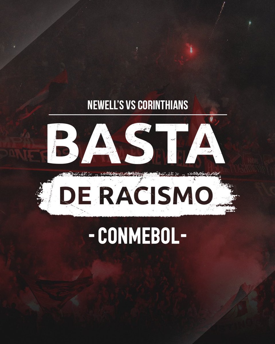 Newells's tweet photo. En Newell’s le decimos NO a cualquier tipo de acto discriminatorio.

#BastaDeRacismo https://t.co/93rmoQF2hH