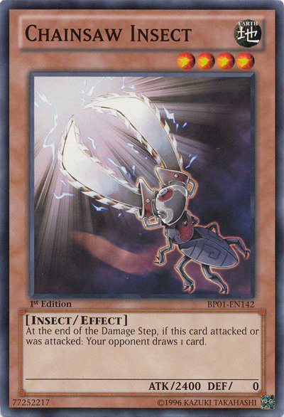 every_ygocard's tweet photo. Chainsaw Insect https://t.co/phZOYe8UBo