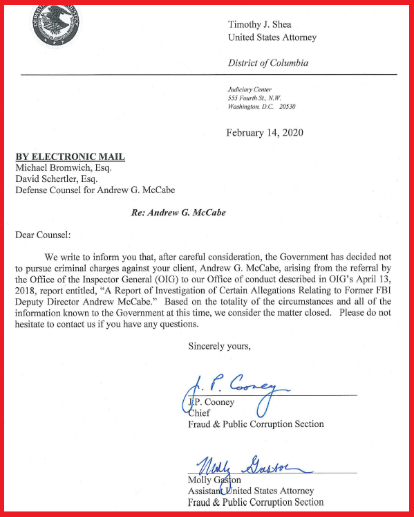 ChuckCallesto's tweet photo. NOTHING TO SEE HERE: The same DOJ lawyers handling the case against President Trump for Jan 6th and his charge of attempting to "overturn" the election are the same DOJ lawyers who decided NOT TO PROSECUTE Andrew McCabe for lying under oath... https://t.co/J7DWmuce7j