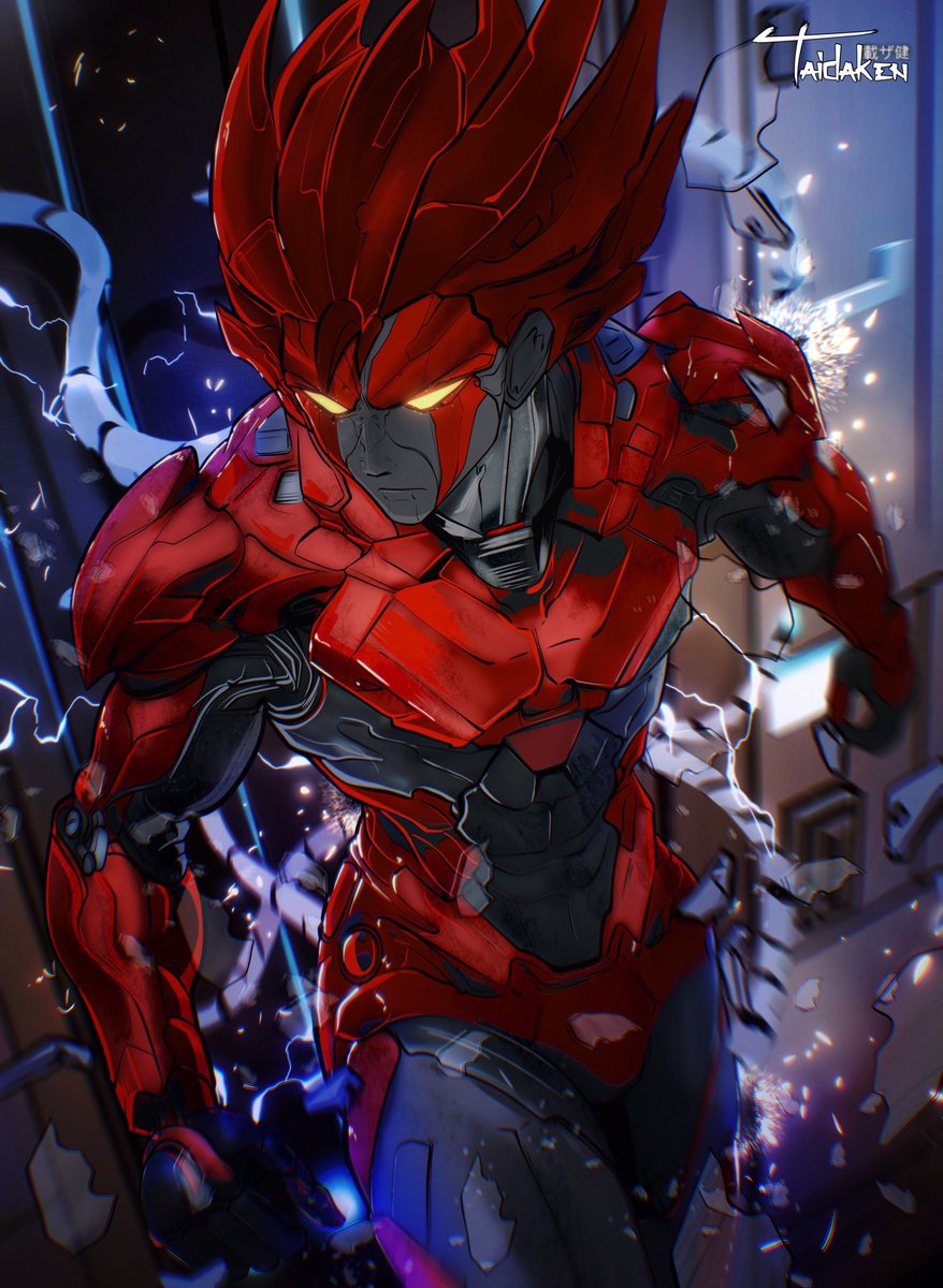 Cyborg Vandal or known as V-0 for @claire_rosen Instagram challenge. 

Hope ya like!

#animeart #robovandal #dbz