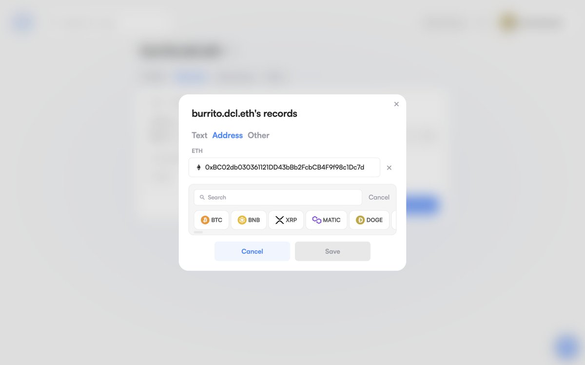 By using the <a href="/ensdomains/">ens.eth</a> app you can set resolver to #Decentraland names which, becomes your primary name for sending &amp; receiving #NFTs &amp; #cryptocurrency inc #BTC #ETH #SOL #BNB #LTC directly to your wallet.  #dcl #ens #ensdomains #web3 #EnsNames