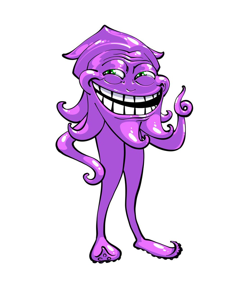Artwork for the next #squidgrowmemes contest, again running for one week, and again winner gets $500 worth of #squidgrow tokens! What can you do with a trollfaced squiddy??? Hashtag #squidgrowmemes with each entry! LETSGROWWWW!!!!  <a href="/Shibtoshi_SG/">Shibtoshi</a> <a href="/Squid_Grow/">SquidGrow ®</a>