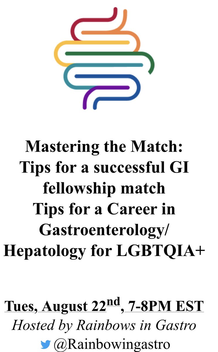 🚨GI FELLOWSHIP APPLICANTS🚨 We are hosting a LIVE Q&A virtual session for all applicants! ⏰ 8/22 7PM EST 👉🏼You’ve submitted, now what? 👉🏼How to prep for interviews? 👉🏼How to make a rank list? 📥 me or @RainbowinGastro for the passcode! bcm.zoom.us/j/91509259950?…