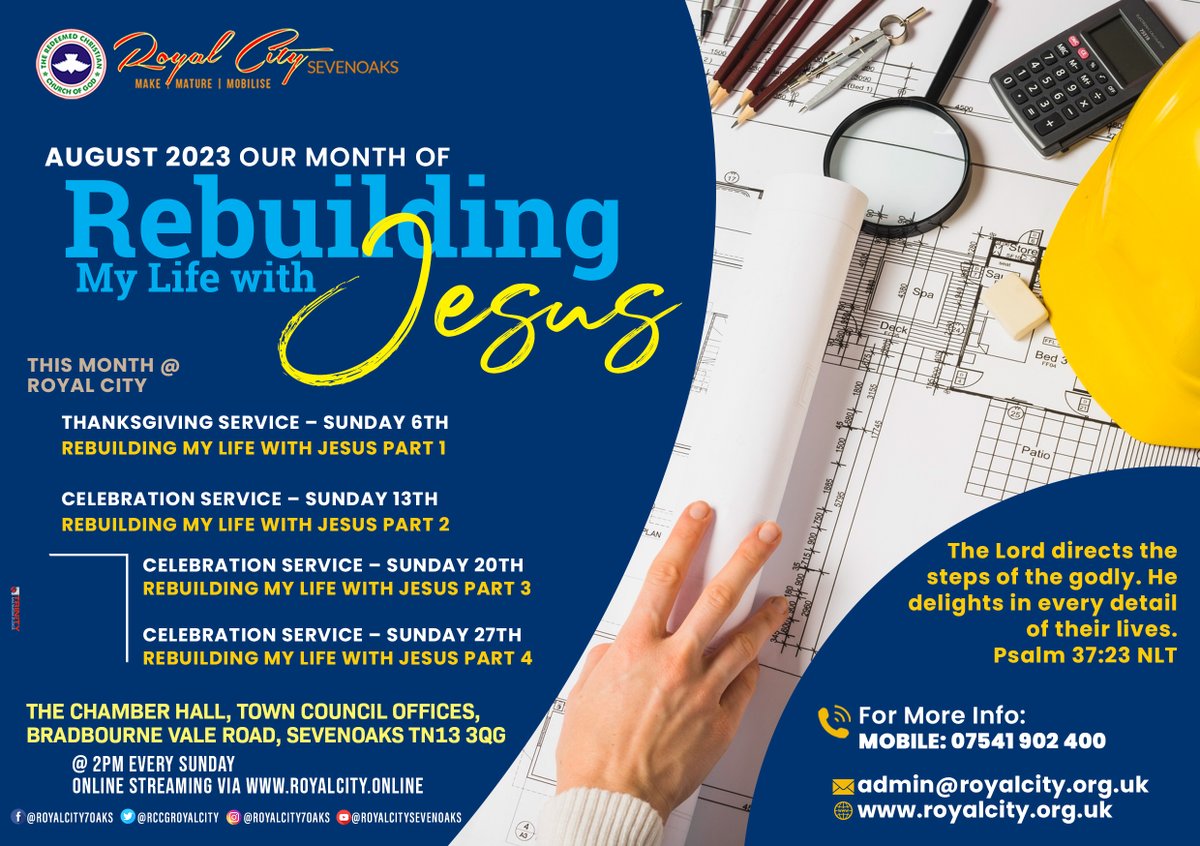 RCCGRoyalCity's tweet image. Thanksgiving Service | #RebuildingMyLifewithJesus Part 1 holds today 06/08/23 @ 2pm, join us as we encounter the grace, love, wisdom and power of our King to rebuild our lives, achieve purpose with amazing results...
youtu.be/M7Fsfvy5VAg

#OverflowingBlessings #UncommonFavour