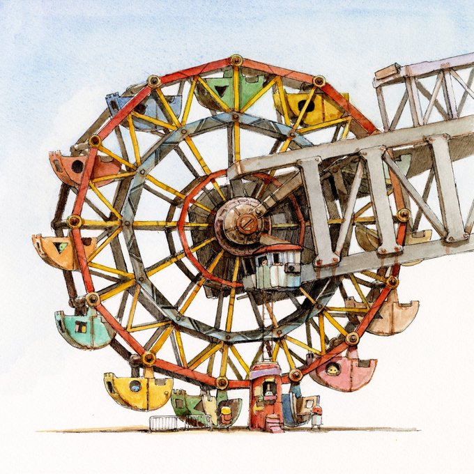 「ferris wheel」 illustration images(Latest｜RT&Fav:50)