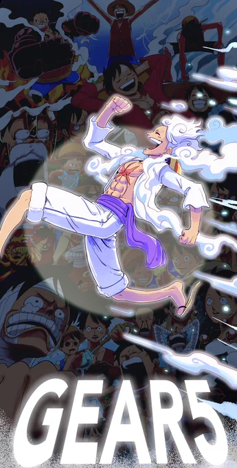 ー解放の戦士二力ー GEAR5記念!  #ONEPIECE #GEAR5