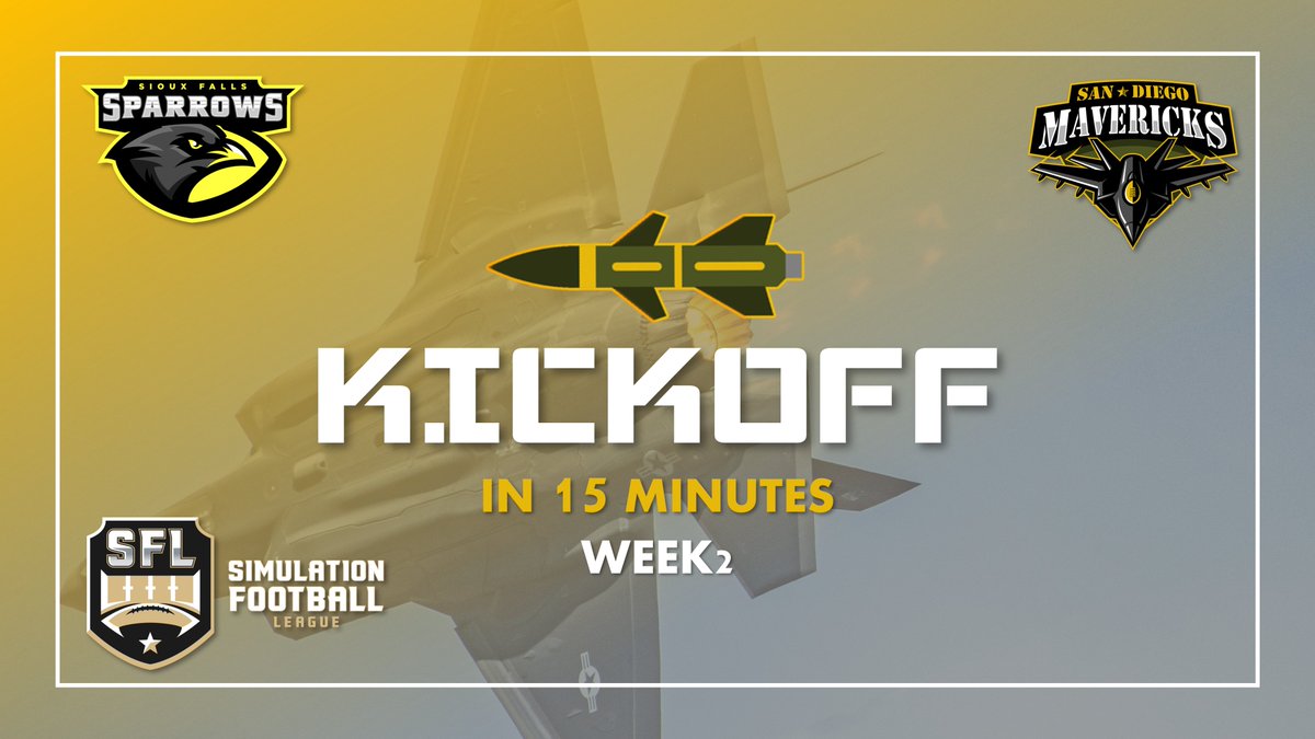 SFL_Mavericks's tweet photo. BUCKLE UP AND LIGHT THE AFTERBURNER. Kickoff is in 15 min!!! #BOMBSAWAY #TARGETAQUIRED https://t.co/FUvjkFvOgQ https://t.co/Pf1sne6cLd