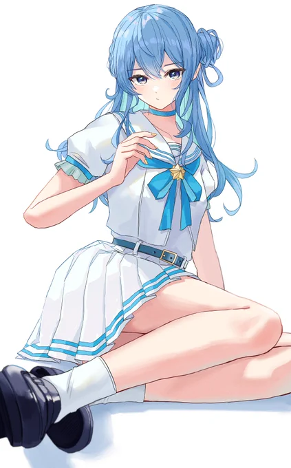 制服すいちゃん #ほしまちぎゃらりー 
