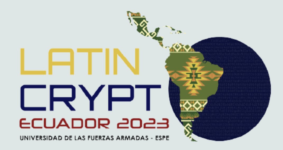 We are still seeking sponsorships for LatinCrypt2023! Help us make a great event! Also, if you are at @IACRcrypto and you want to continue the cryptography party in the next month, come to LatinCrypt! espe.edu.ec/latincrypt/