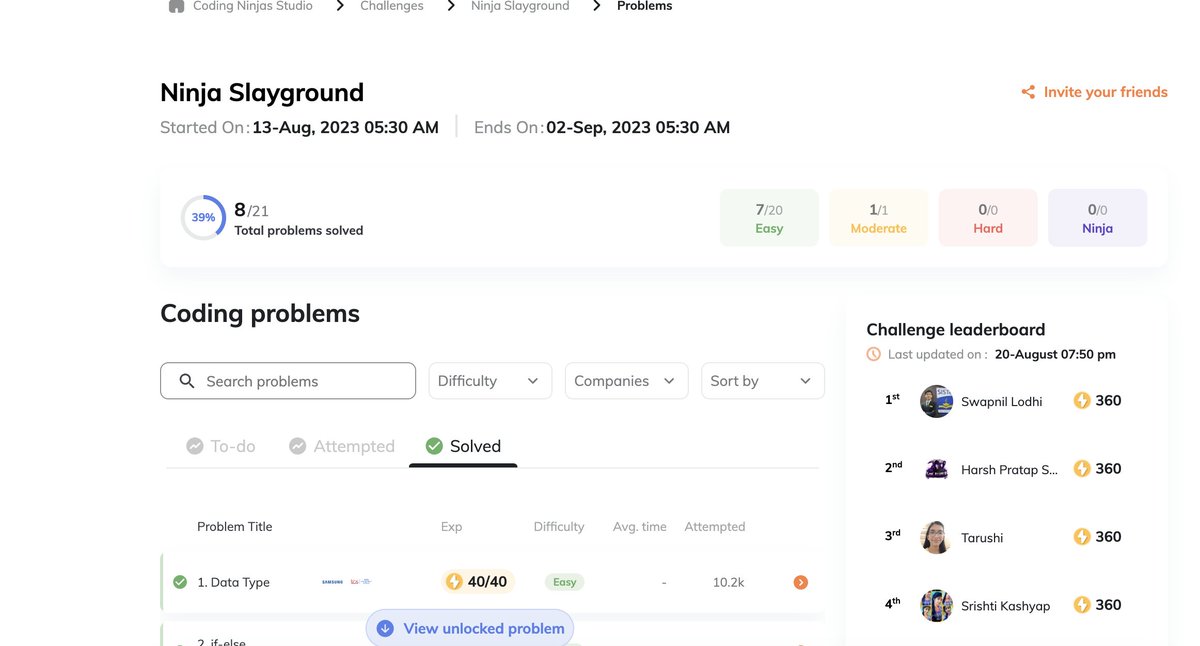 Ritik (@ritik7026963294) on Twitter photo Day8 of Coding challenge🔥 #NinjaSlayground #CodingNinjasStudio
<a href="/CodingNinjasOff/">Coding Ninjas</a>
<a href="/drinkslaycoffee/">SLAY Coffee</a> Day8 of Coding challenge🔥 #NinjaSlayground #CodingNinjasStudio
<a href="/CodingNinjasOff/">Coding Ninjas</a>
<a href="/drinkslaycoffee/">SLAY Coffee</a>