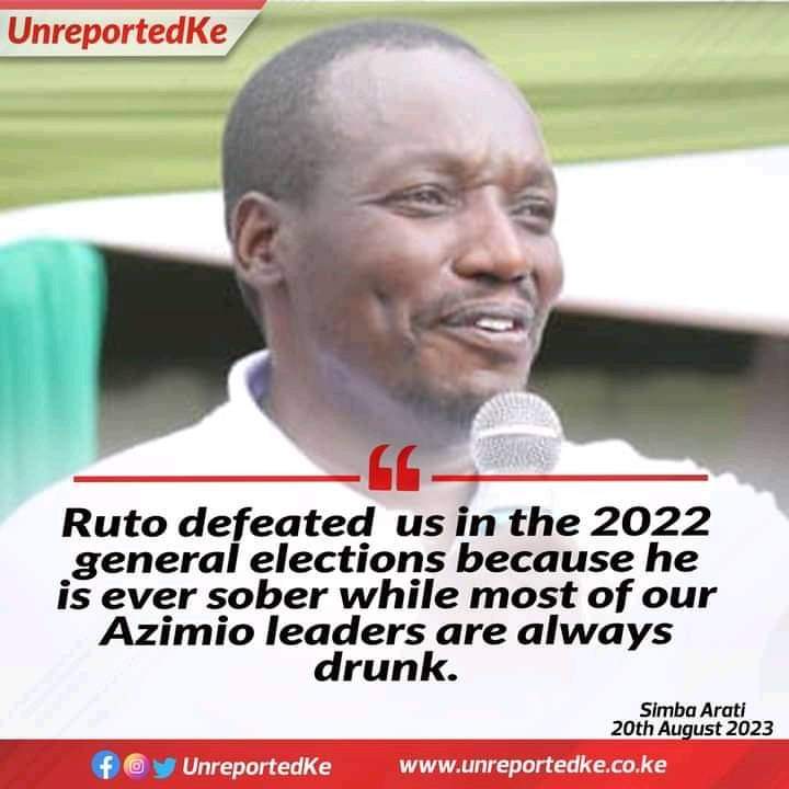 Huyu ndio Azimio wanategemea Kisii yawa 🤣🤣🤣