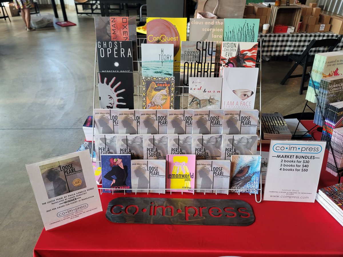 coimpress's tweet image. Come see us @DESTIHLbrewery in #NormalIL for the Authors &amp;amp; Artisans market today 8/20 10-2:30 &amp;amp; get some #greatreads. We're sharing the table with @PubUnit_ISU &amp;amp; @Downst8Legacies. #keepitsmallpress