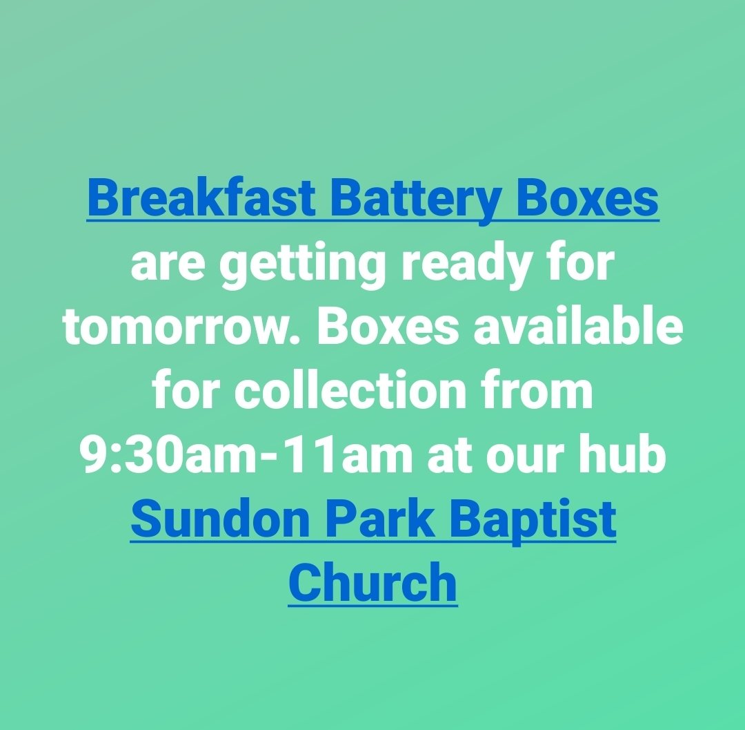 Breakfast Battery Boxes (@notofoodpoverty) on Twitter photo 