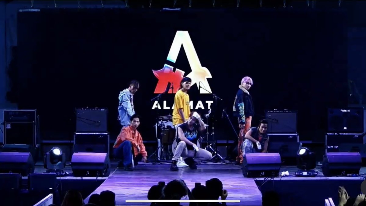 ppopwave's tweet photo. Closing P-Pop’s segment for tonight, #ALAMAT, performing Maharani, Day and Night, and their latest single Walang Hanggan. #TH37RUTHFestival https://t.co/t6P3lsQZYd
