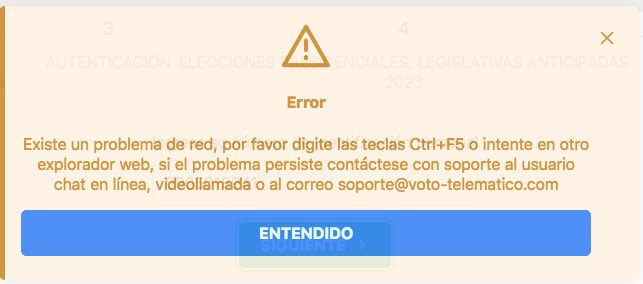 MarinaGutiber's tweet photo. @cnegobec @MashiRafael Imposible ejercer en Francia nuestro derecho al voto. He intentado con 3 exploradores diferentes, el correo electrónico de soporte es una dirección inexistente! Nadie en el chat! #EleccionesAnticipadas2023Ec https://t.co/Et1RLa5G1q