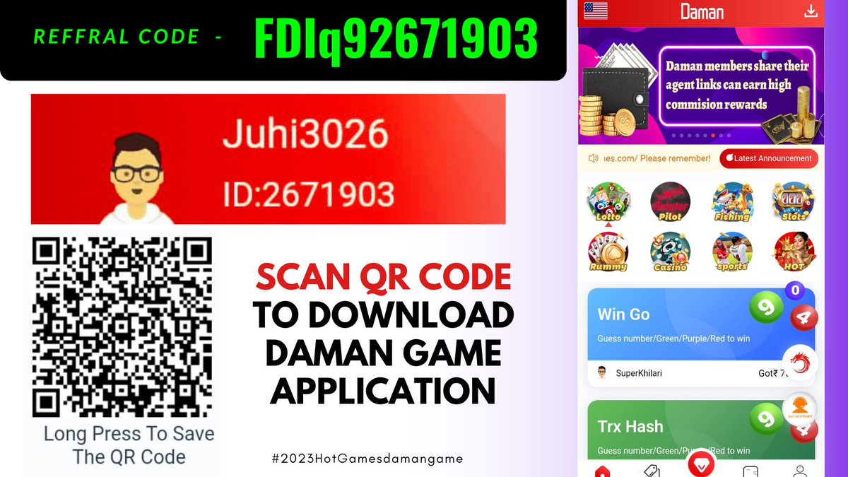 onlinework_adm's tweet image. Today&apos;s withdrawal income. This is the best gaming platform passive earning and you can daily profit. You can join below link -

Download Daman Application -
damangames.in/#/register?inv…

#2023hotgamesdamangame #damangameearning