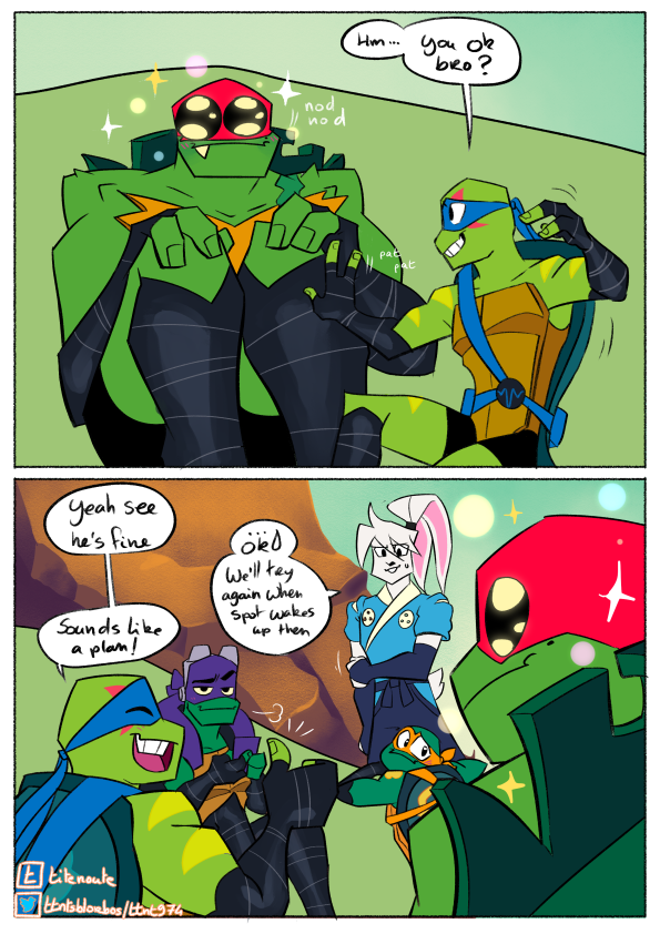 ttntsblorbos's tweet photo. follow up from this previous thread https://t.co/ceEYp44030 
It might be easier to follow on tumblr tho 
https://t.co/IiD20Dr1YR (3/?)
#rottmnt (bun's name is Yusuke btw, not Yuiichi) https://t.co/ifxTyvUsix