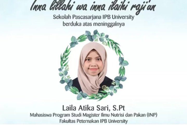 Innalilahi wa inna ilahi rojiun

Sebelumnya gw ingin mengucapkan belasungkawa kepada senior saya Laila Atika Sari (Fapet 52). Gw juga mau ngomongim concern saya selama kuliah di kampus IPB perihal keamanan laboratorium yang memiliki slogan kesalamatan No. 2