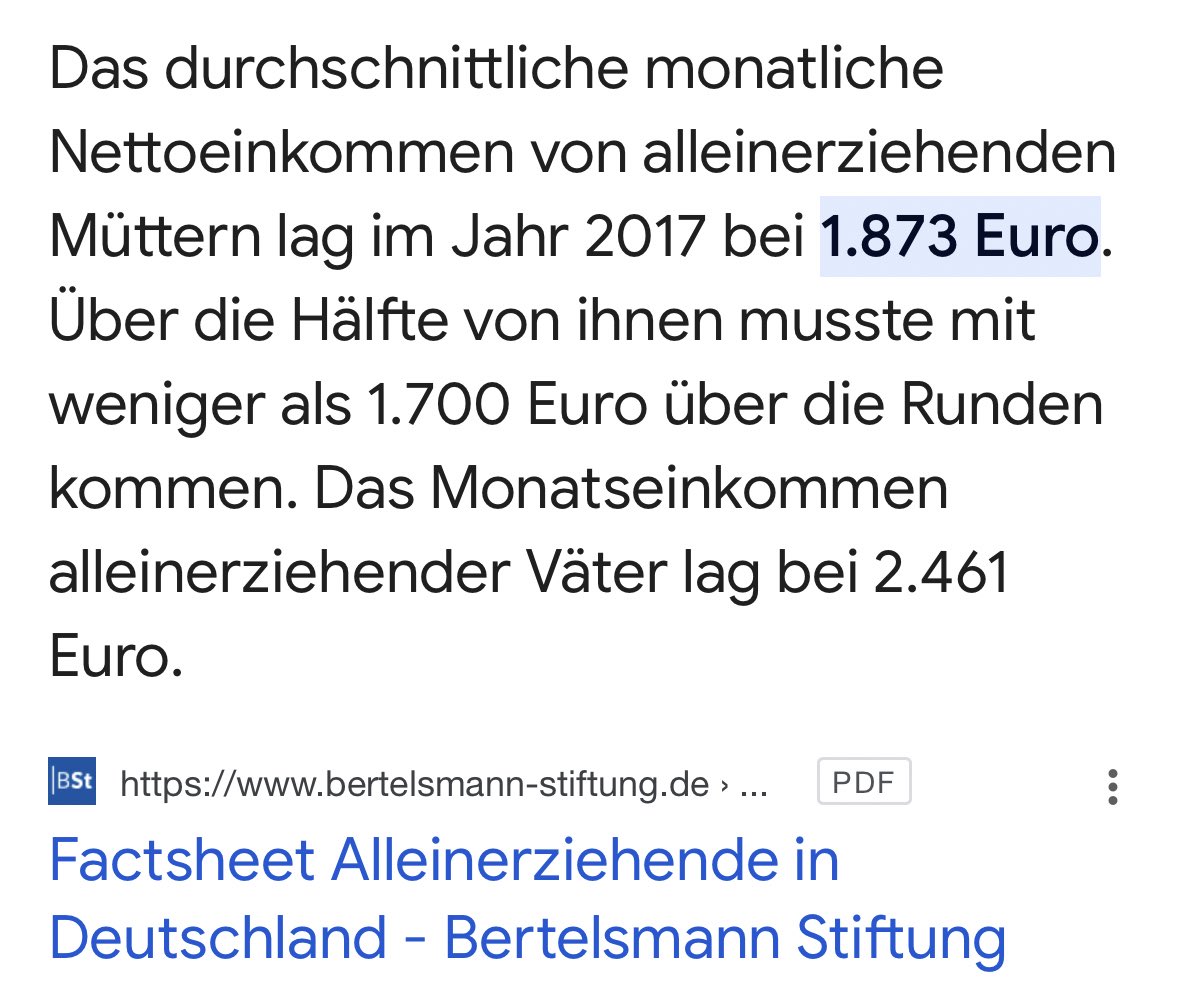 dieJanki's tweet photo. @dm_ms Rund 700.000 Väter zahlen keinen Unterhalt.
2.27Mio Alleinerziehende sind Mütter. 
487k Alleinerziehende sind Väter. 

Kannste Dir ja dann ausrechnen, was das genau besser/schwieriger machen soll. https://t.co/7bjbGPsb6E