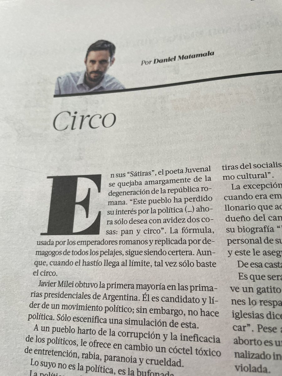 gasilberstein's tweet photo. Leyendo a @DMatamala no se si habla de Milei o Boric y sus alrededores .. o en definitiva son lo mismo con  otro corte de pelo.. no se .. https://t.co/ncsHsanMB4