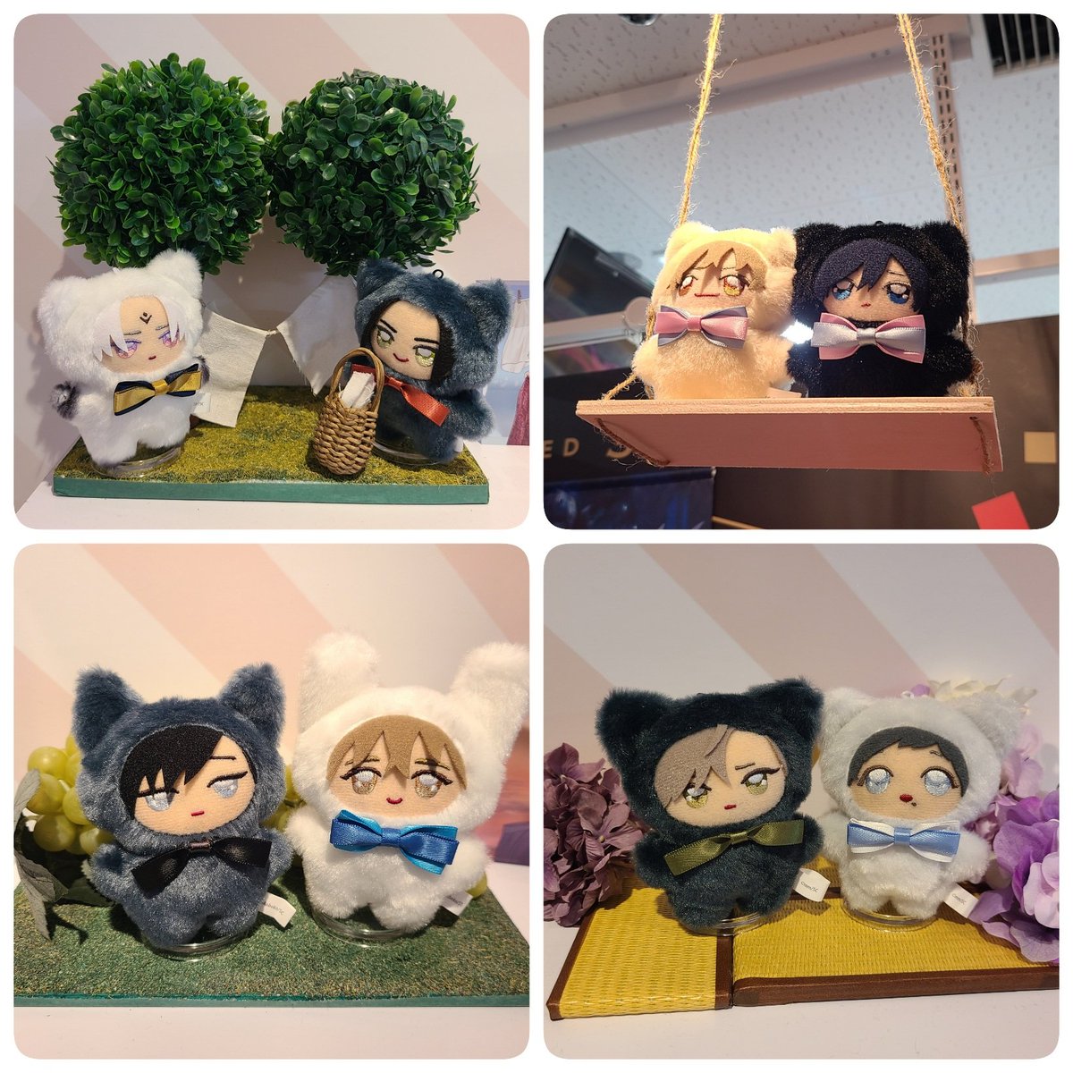 nekkopron's tweet image. ぬいたちが…ぬいたちが可愛すぎました…壁ごと持って帰りたかった～！ブランコも吊るされてるのも可愛くていっぱいお写真撮ってしまいました！
ぬいイラストもめちゃくちゃキュート❤️
素敵な空間に立ち寄ることが出来て嬉しかったです～今度は是非関西方面でもお願いします！！
#fromRED3rdAnniv