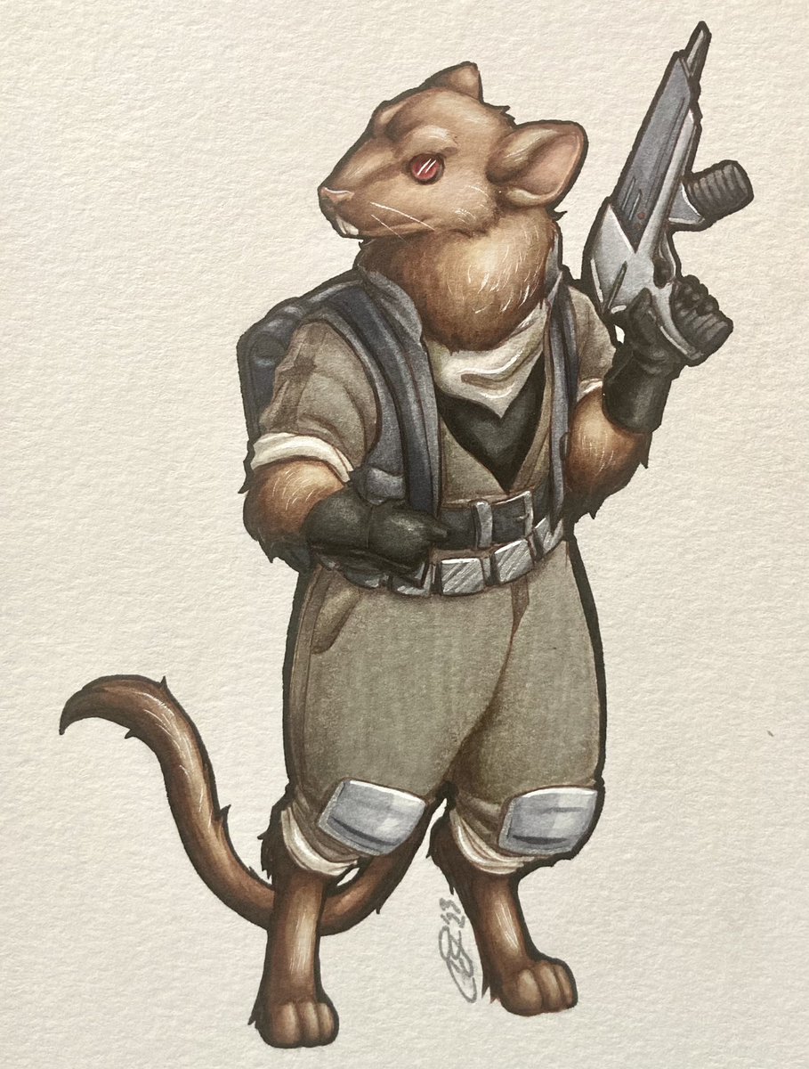sexiestpotatoo's tweet photo. I get to use new hashtags!
#starfinder #pathfinder #ttrpg #tabletopgames #rpg #tabletop #ysoki #originalcharacter #oc #copic #originalcharacterart #ocart #fantasy #scifi #copicart #copicmarkers #markerart #traditional #handmade #noai #traditionalart #artstudent #commissionopen https://t.co/DGOzAq1zTC