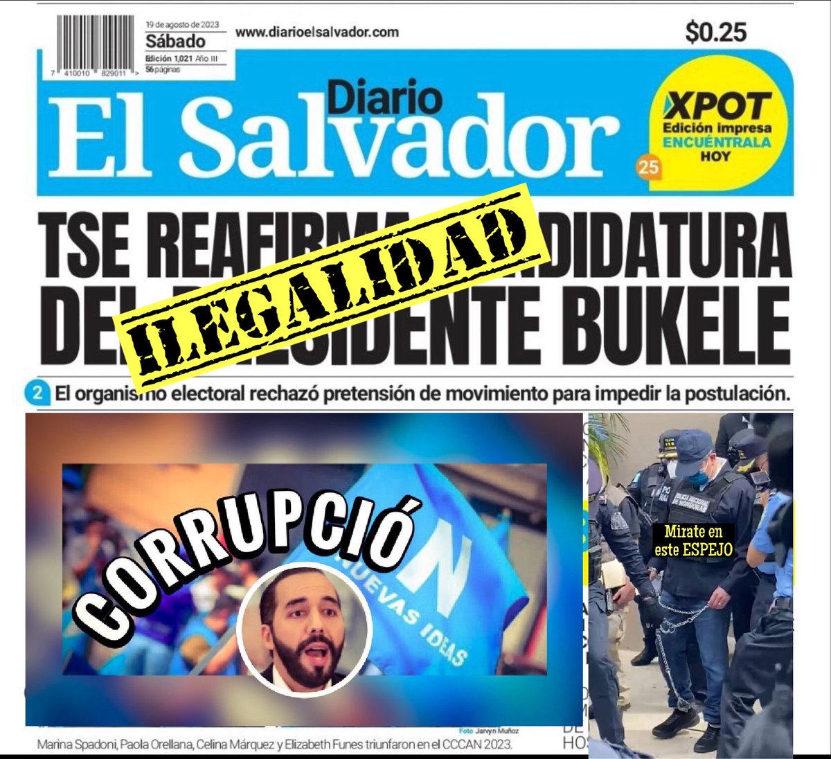 Además de ser inconstitucional, si apoyas este atropello a la constitución recibiras mucho más dosis de medicina amarga.
Para ty y toda tu descendencia.
Mientras los de su clan se enriquezcan el pueblo seguirá más pobre y encarcelado.