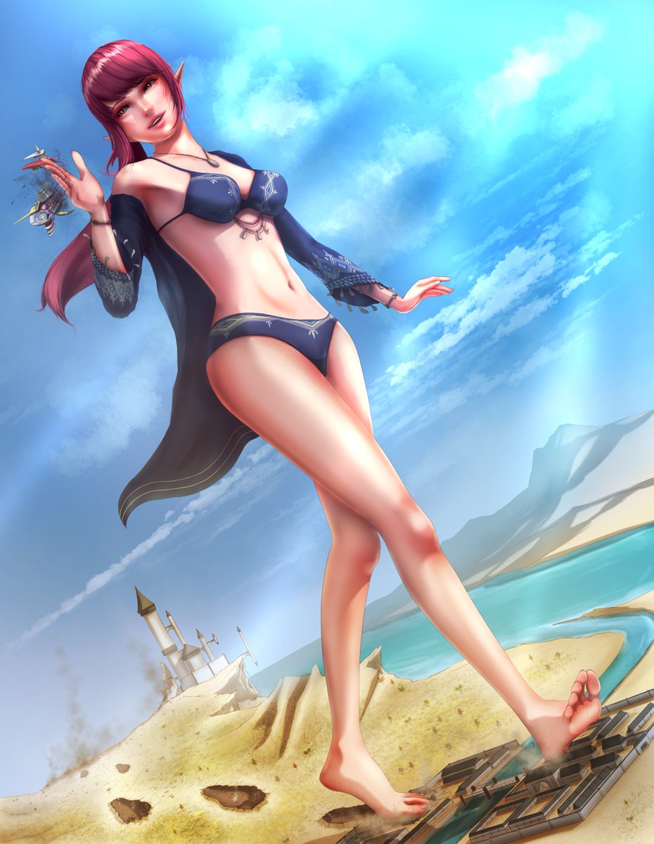 u571x15's tweet photo. “Saori’s Stroll”
Did an art trade with @Kirbysan3D ! https://t.co/eR1g2QnKfL