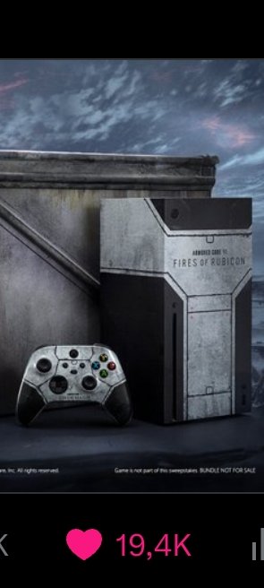 RFfgold's tweet image. RT with #XboxArmoredCoreSweepstakes &amp;amp; follow @Xbox and @armoredcore for a chance to win this ARMORED CORE VI FIRES OF RUBICON console and standard Series X bundle!

Meu aniversário é dia 25/08 eu preciso do Xbox séries para deixar meu dia perfeito 💥🫣⚠️🤤