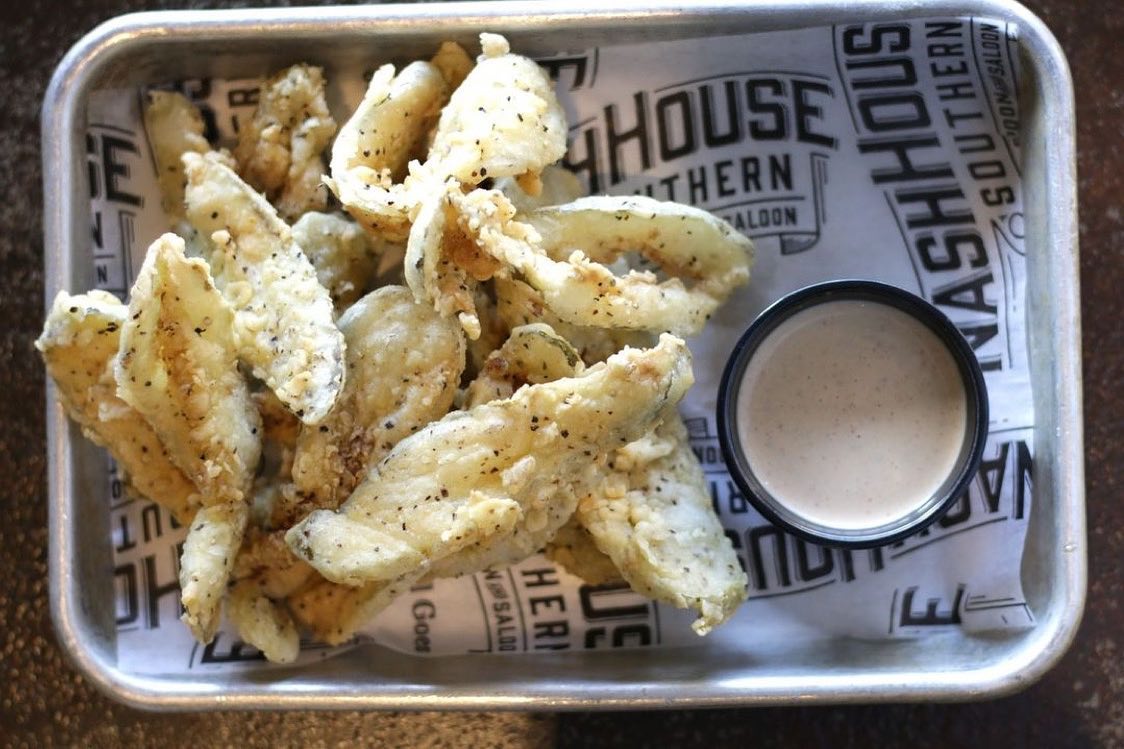 A fan favorite for sure! Come try our World Famous Fried Pickles!