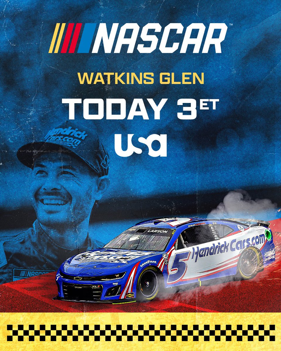 NASCARonUSA's tweet photo. REPOST if you'll be watching @NASCAR today!

@WGI | 3ET | @USANetwork https://t.co/DYiJvlV9lC