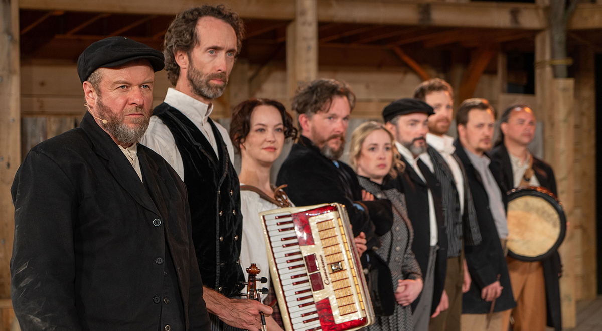 To Sep. 3 the Blyth Festival (blythfestival.com) is presenting "The Donnellys: A Trilogy" by James Reaney, a masterpiece of Canadian drama in an unmissable production brilliantly adapted and directed by Gil Garratt and acted by a flawless ensemble: stage-door.com/3/Reviews/Entr…
