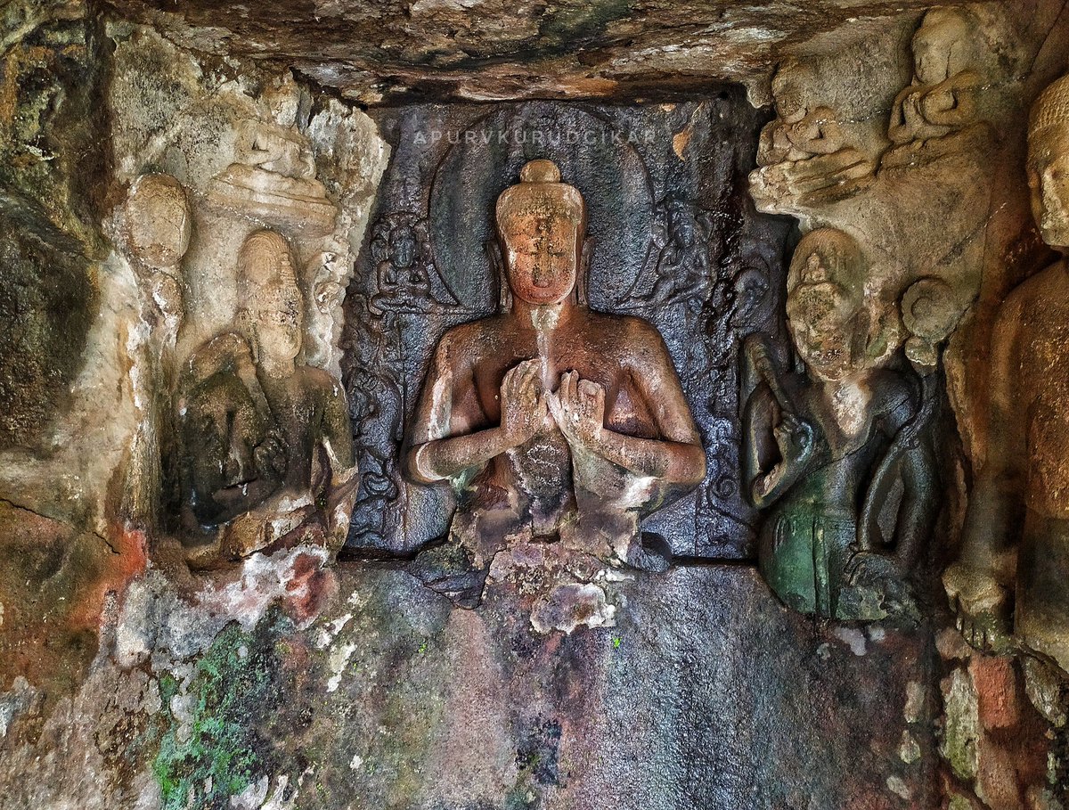 ApurvKurudgikar's tweet photo. Pandav Caves, Nashik (Photography)

The caves were called Pundru which in Pali language means "yellow ochre color". This is because the caves were the residence of Buddhist monks who wore "the chivara or the yellow robes". Later on, the word Pundru changed to Pandu Caves (as per https://t.co/rzufJ5vUV6