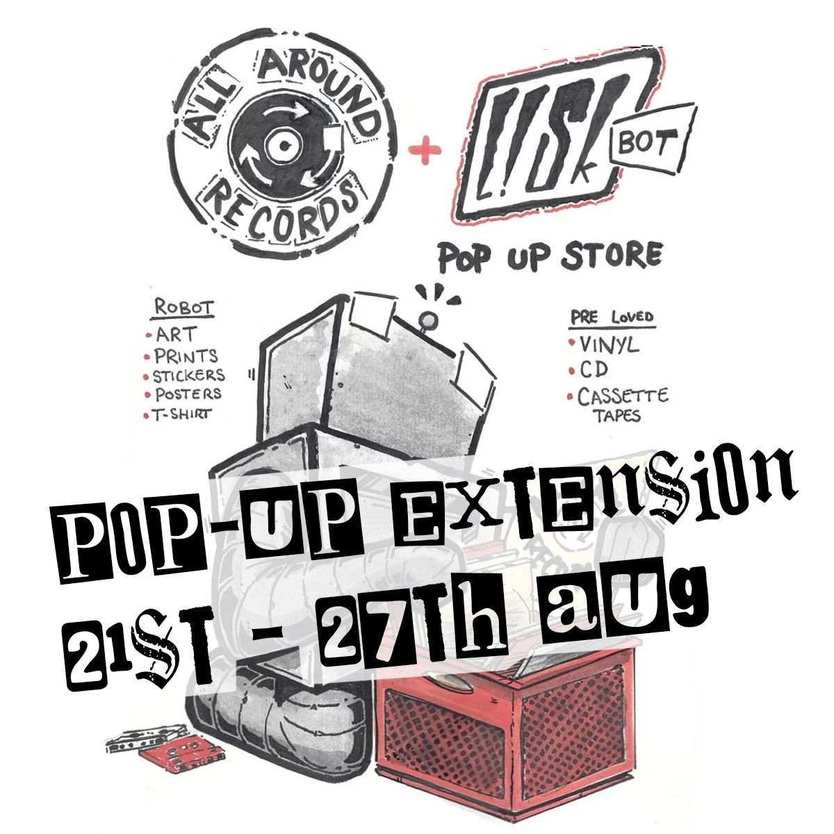 GWABirmingham's tweet photo. 🎧 POP-UP EXTENSION 🎧

The pop-up record shop and gallery will be in unit 23-25 until the end of next week, so come and have a rummage among the vintage vinyl and retro robots!

#GWAFinds #GreatWesternArcade #Birmingham #Brum #RecordStore #RecordShop #VintageVinyl #PopUpShop https://t.co/CGkMmoB5mi