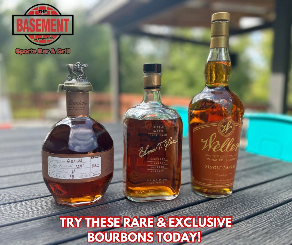 TheBasmentTwins's tweet photo. We received a special delivery!! #bourbon #Blantons #Weller #ElmerTGlee https://t.co/gDoaWxmCfi