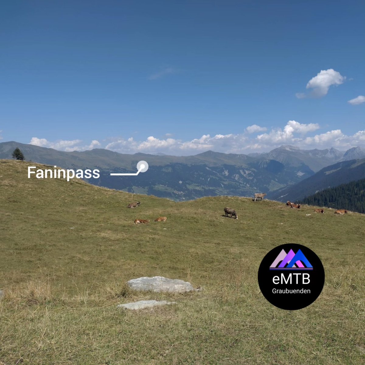 Geometricum's tweet photo. Am Nachmittag doch noch eine Bike Runde in der Lenzerheide gemacht. Vom Joch habe ich eine der nächsten Touren über den Faninpass rekognosziert. Auf der Terrasse vom Alp Lavoz hätte es noch Platz. https://t.co/kx0ZZZNuac