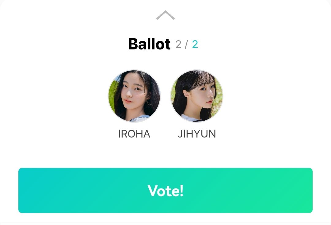 QUACK! 🐥

VOTING PROOFS FOR #IROHA and #JIHYUN.
VOTED BY NIKRANGDANS UNDER NI-KI VOTING TEAM PH🇵🇭

Mass Votings will start later 8pm - 9pm KST
STAY TUNED! 

- A Thread