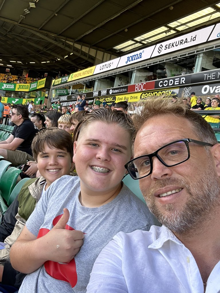 Taking the boys back to where it all began!! Allez City💪 #CarrowRoad #NCFC #NCFCMilwall