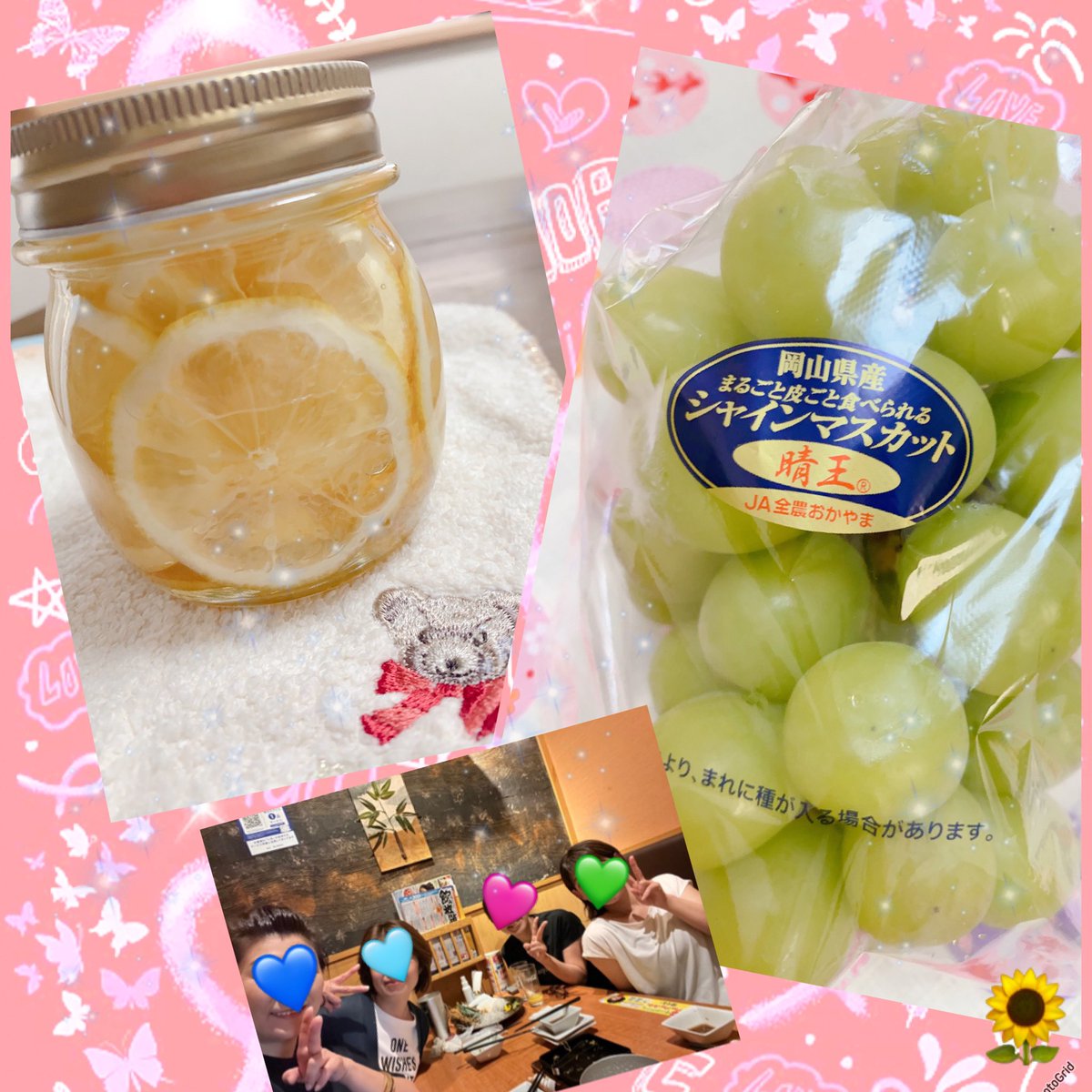 _0604_shi_'s tweet photo. 健康維持の為、食生活を見直し
間食変わりに、はちみつレモンを食べ続け、、、
昨年の健康診断よりもな、なんと体重3kg減！！
そして先日、岡山へ嫁いだ学生時代の親友と30年振りの再会(マスカット美味かった)感激🥺
仕事はさらに軌道にのり
ハード↪︎超ハード生活になったけれど
マイペースに行こ♪ https://t.co/NH20ECvRl9