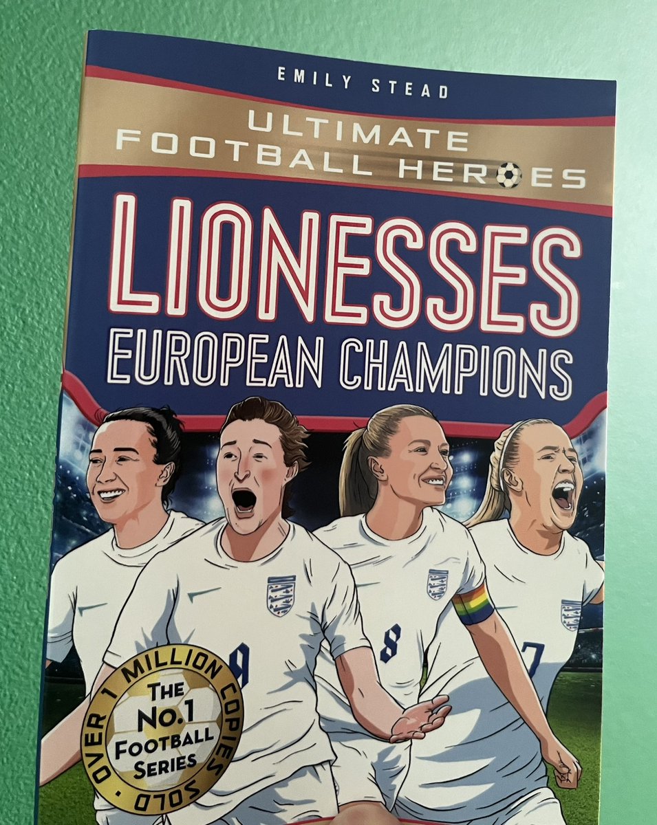 Read this <a href="/EmilyEdited/">Emily Stead</a> children’s book that I picked up at Sainsbury’s yesterday ahead of watching the English team play in the World Cup today.  Now I’ll know some of Lucy Bronze’s backstory before I watch her play. Go 🏴󠁧󠁢󠁥󠁮󠁧󠁿!
