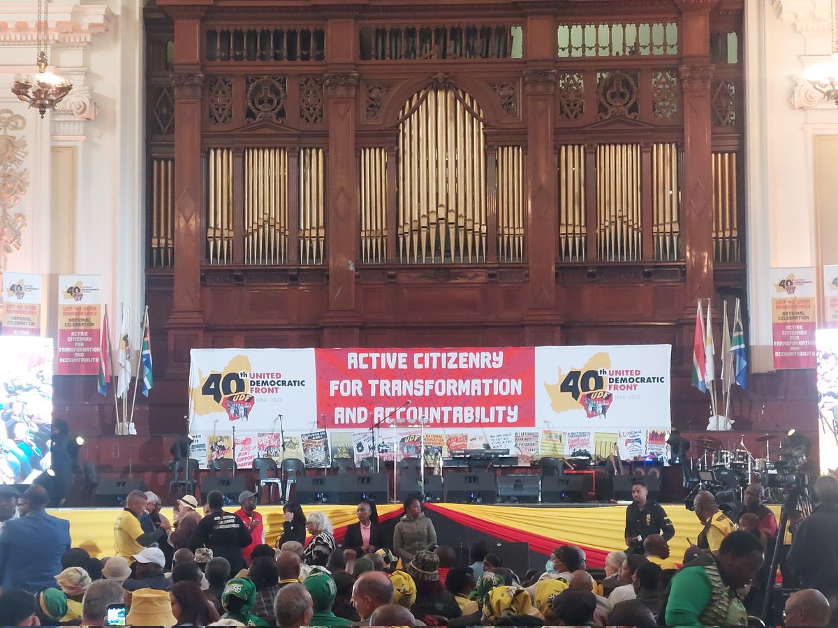 FrontUdf's tweet image. We are on, 40th anniversary celebration and commemoration event. #UDF40