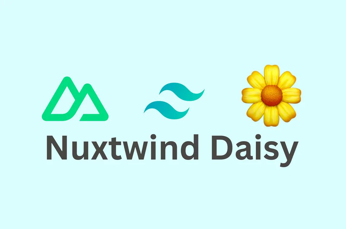 Nuxtwind Daisy is a starter template with Nuxt 3, Tailwind CSS &amp; DaisyUI by <a href="/OSSPhilippines/">Open Source Software PH (OSSPH)</a> 📦️ - madewithvuejs.com/nuxtwind-daisy
