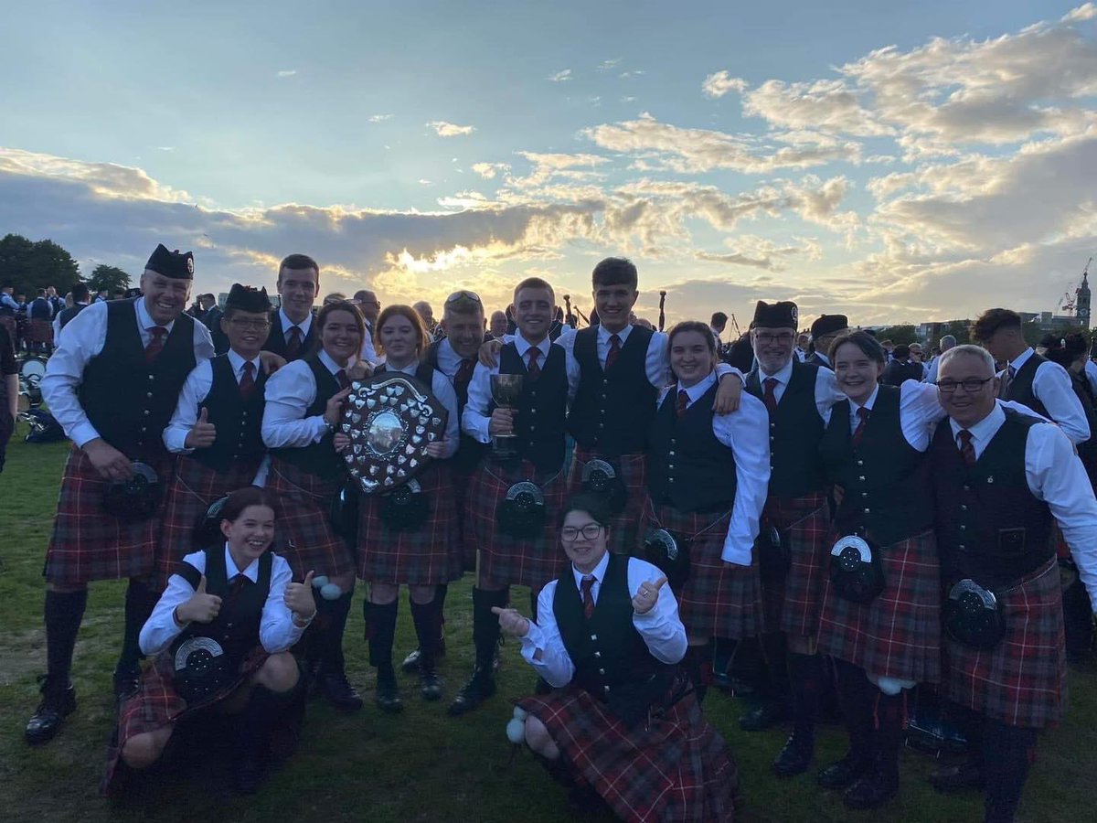 Great day for the band at the World Championships 2023. We qualified to the final, unfortunately didn’t place. Our Drum Corp however became World Champions, as well as becoming Champion of Champions for the 2nd year running, Scottish, European and now World Champions 🏆🥁🎶