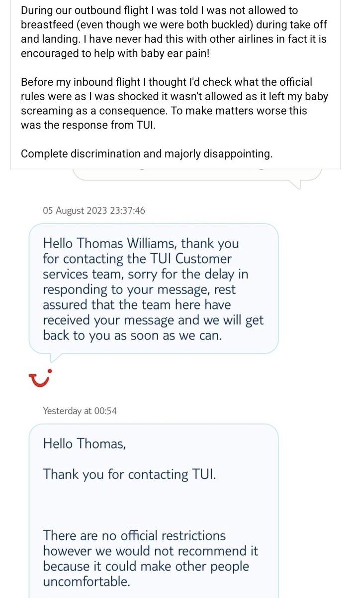 jj41210's tweet photo. Absolutely appalling from @TUIUK 

#breastfeeding #tui https://t.co/v04j2t34HY