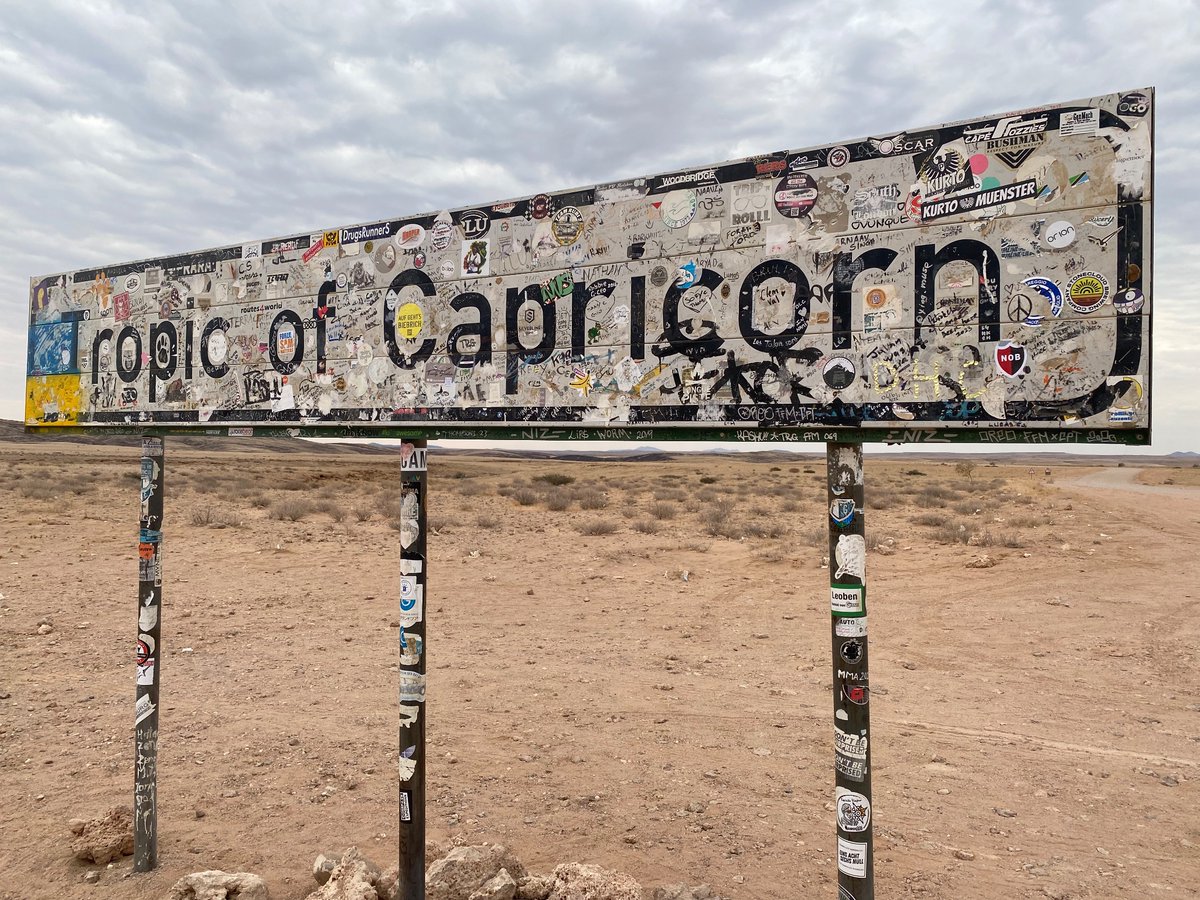 FabioPeg's tweet photo. #Namibia #Tropic of #Capricorn https://t.co/2Opp0Yf22u